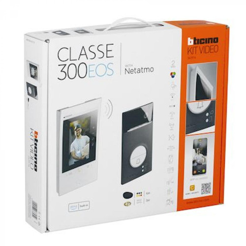 Bticino - kit portier vidéo - bticino classe 300eos with netatmo - ecran 5 pouces - noir - bticino bt363916 - Accessoires de motorisation