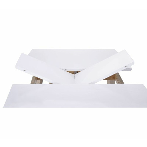 But Table extensible L160-200 cm MALENA scandinave bois et blanc