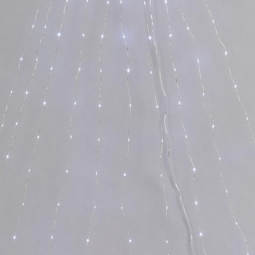 But - Fil d'argent cascade 200 LED  Blanc froid - Décorations de Noël