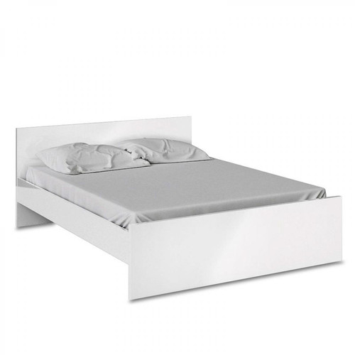 But - Lit 160x200 cm BEST LAK 2 blanc laqué - Cadres de lit Design