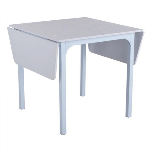 Tables à manger But Table L.80/140 avec allonges LISA Blanc