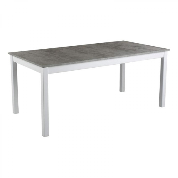 Tables à manger But Table rectangleL.175/255 RUBEN Blanc/béton