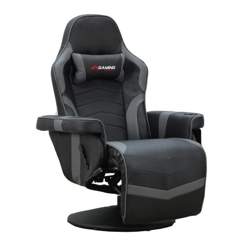 Bxgaming - Fauteuil bureau relax gamer BXGAMING PLAY 3 Noir et gris Bxgaming   - Chaise gamer