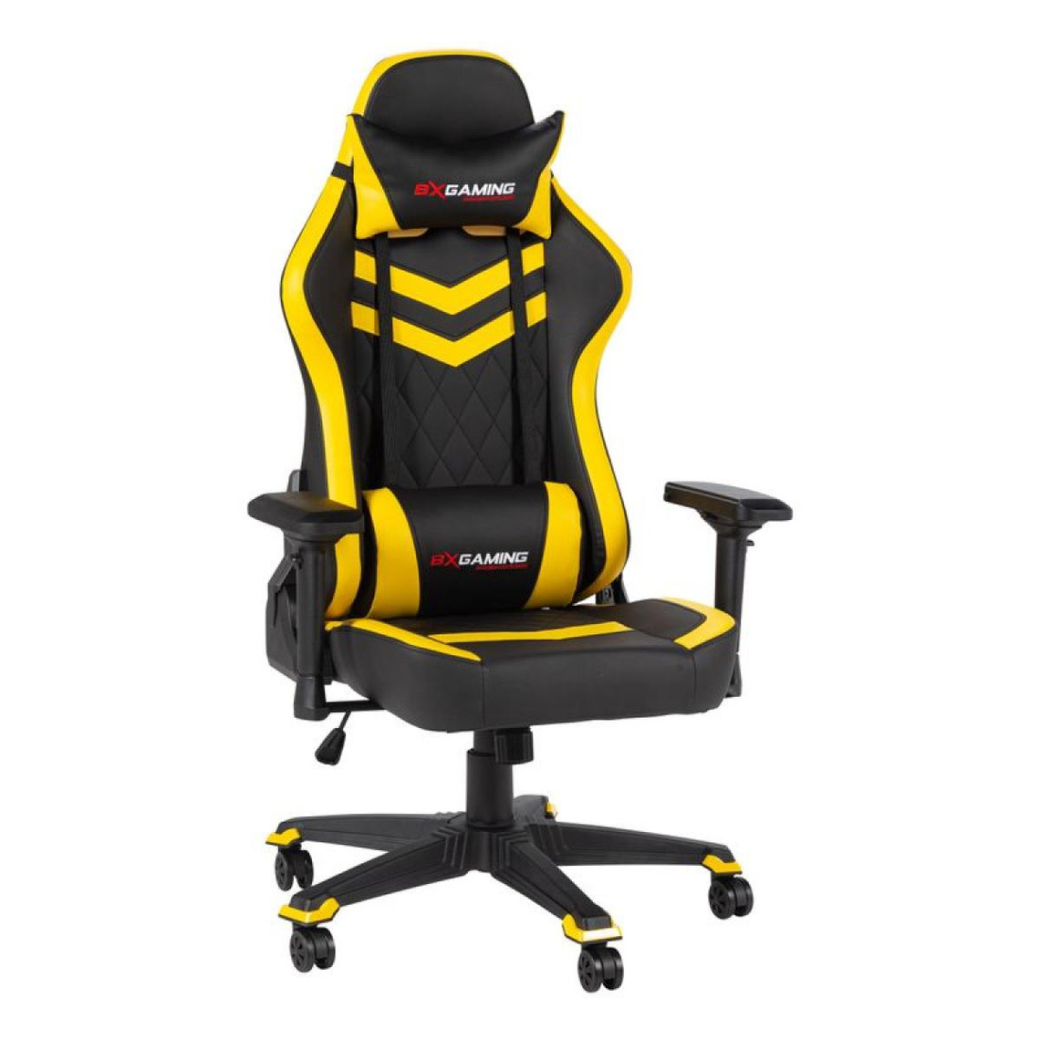 Sièges et fauteuils de bureau Bxgaming Fauteuil de bureau gamer ACID noir et jaune