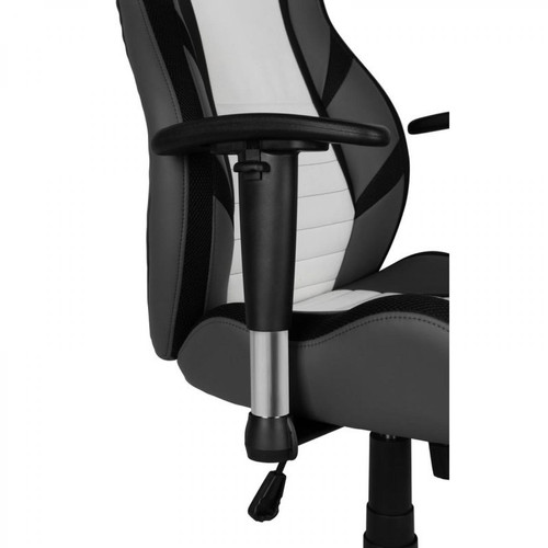Sièges et fauteuils de bureau Fauteuil de bureau gamer BXGAMING Cobra blanc et gris