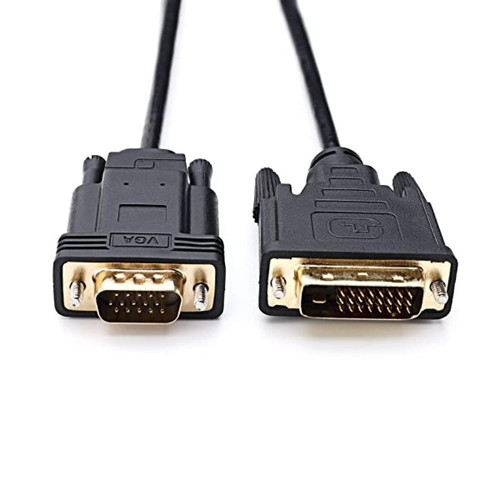 Cabling - CABLING® Câble audio-vidéo de 3 mètres avec prises DVI mâle et VGA mâle - Câble Ecran - DVI et VGA