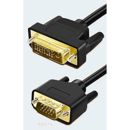 Câble Ecran - DVI et VGA CABLING® Câble de 3 mètres avec connexions DVI mâle et VGA mâle