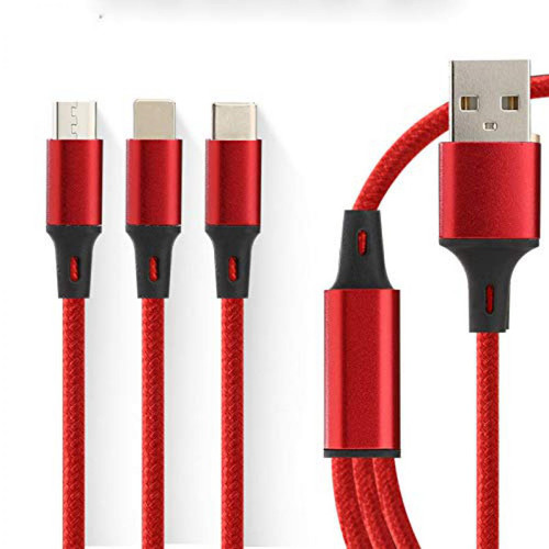 Cabling CABLING® Cable Multi USB, Câble Multi Chargeur, 3
