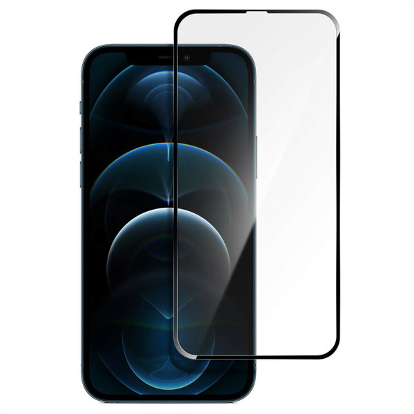 Protection écran smartphone CABLING® Film de Protection d' Écran en Verre flexible compatible pour Apple iPhone 12 pro max (contour noir)