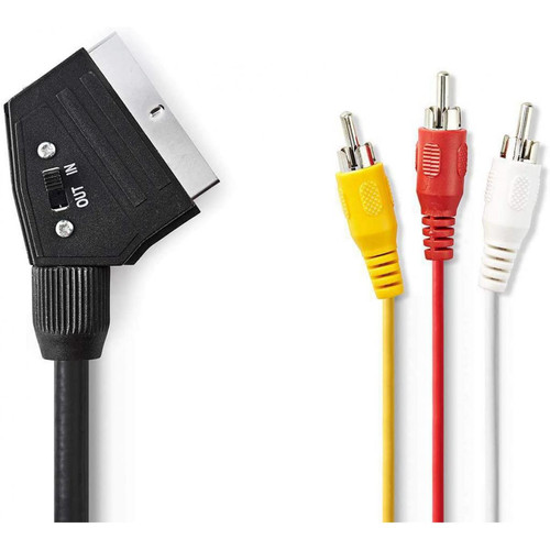 Cabling - CABLING®Câble adaptateur fiche péritel vers 3 fiches RCA 2 m Cabling  - Cabling