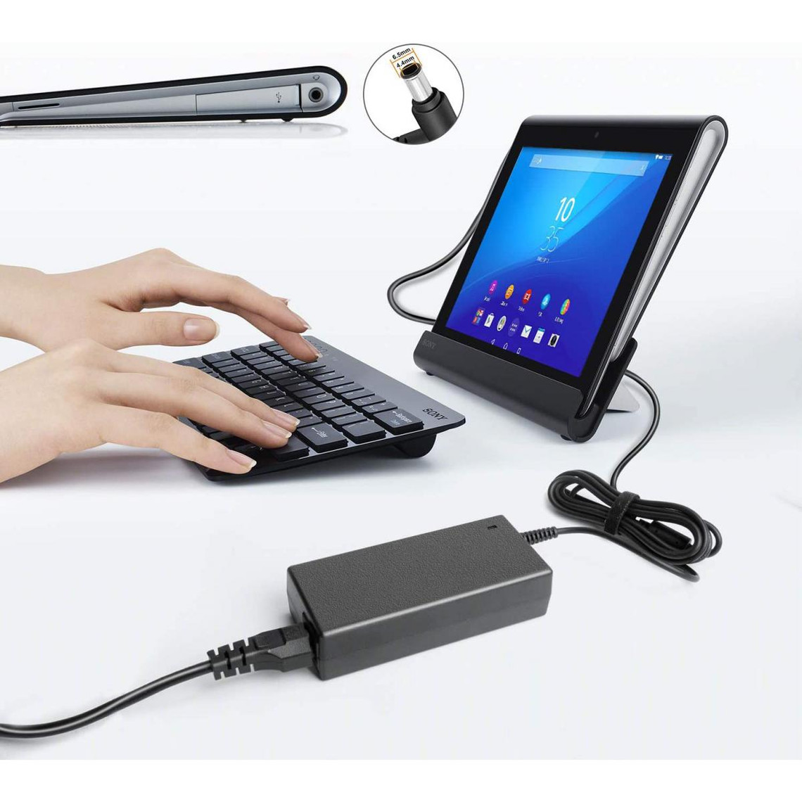 Cabling CABLING®Chargeur Ordinateur Portable Acer 19V 3.42A Alimentation Adaptateur Secteur Connecteur: 5,5 * 1.7mm pour Acer T