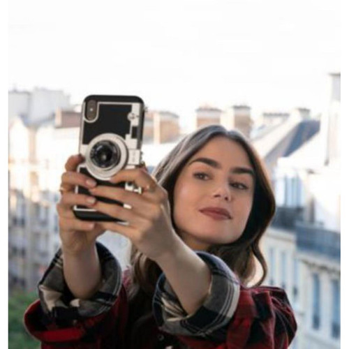 Cabling CABLING®Coque robuste /qualité luxe/Emily in Paris 3D Phone Case Vintage Camera pour Iphone X/Xs