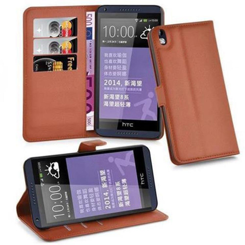 Cadorabo - Coque HTC Desire 816 Etui en Brun Cadorabo  - Accessoire Smartphone