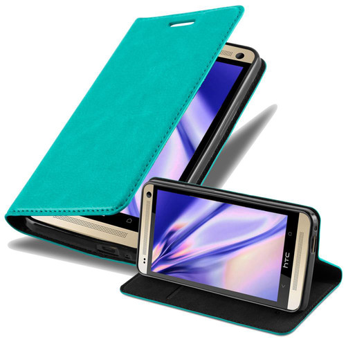 Coque, étui smartphone Cadorabo Coque HTC ONE M7 Etui en Turquoise