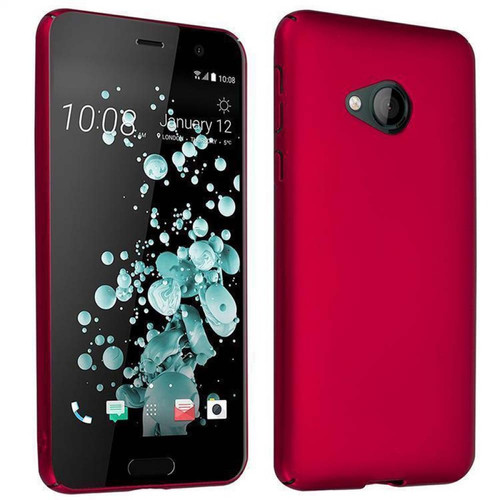 Cadorabo - Coque HTC U PLAY Etui en Rouge Cadorabo  - Coques Smartphones Coque, étui smartphone