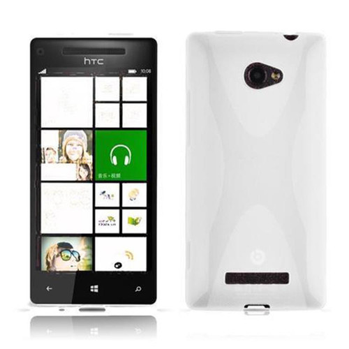Cadorabo - Coque HTC Windows Phone 8X Etui en Blanc Cadorabo  - Coques Smartphones Coque, étui smartphone