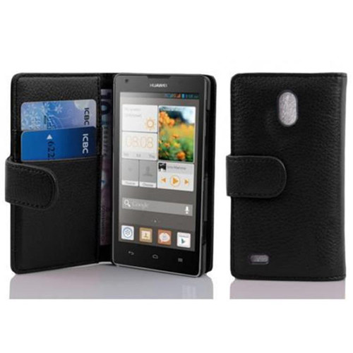 Cadorabo - Coque Huawei ASCEND G700 Etui en Noir Cadorabo  - Coques Smartphones Coque, étui smartphone