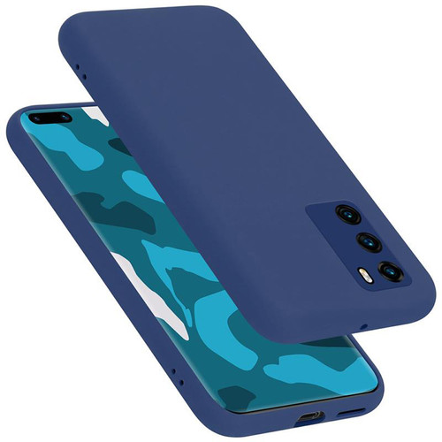 Cadorabo - Coque Huawei P40 Etui en Bleu Cadorabo  - Accessoire Smartphone Huawei p40