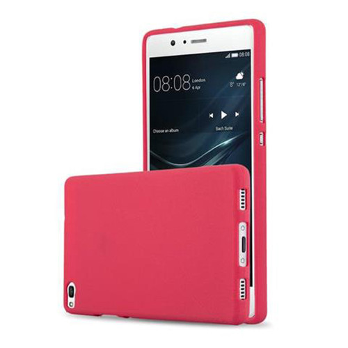 Cadorabo - Coque Huawei P8 Etui en Rouge Cadorabo  - Accessoire Smartphone