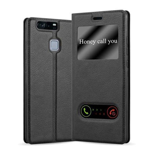 Cadorabo - Coque Huawei P9 Etui en Noir Cadorabo  - Accessoire Smartphone Huawei p9
