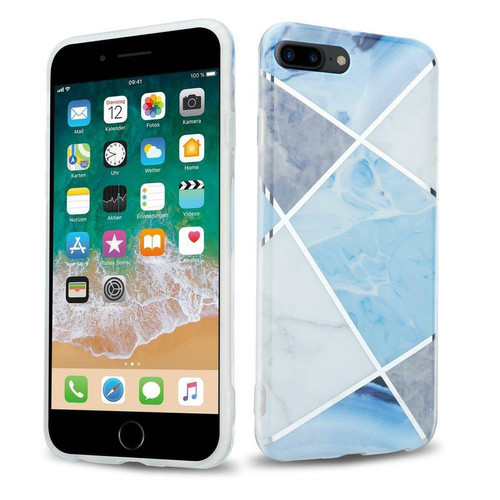 Cadorabo - Coque iPhone 7 PLUS / 7S PLUS / 8 PLUS Etui en Bleu Cadorabo  - Housse telephone portable