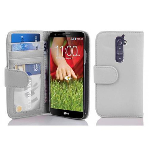 Coque, étui smartphone Cadorabo Coque LG G2 Etui en Blanc