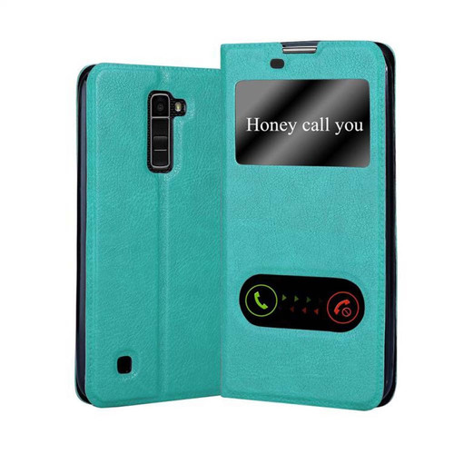Cadorabo - Coque LG K10 2016 Etui en Turquoise Cadorabo  - Coques Smartphones Coque, étui smartphone