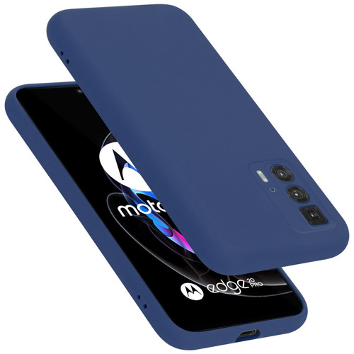 Cadorabo - Coque Motorola EDGE 20 PRO / EDGE S PRO Etui en Bleu Cadorabo  - Accessoire Smartphone