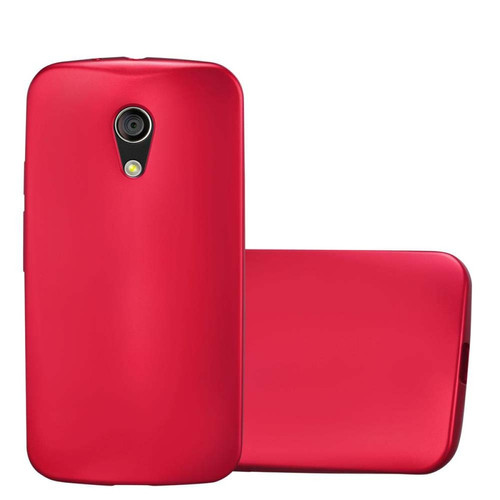 Cadorabo - Coque Motorola MOTO G2 Etui en Rouge Cadorabo  - Coques Smartphones Coque, étui smartphone