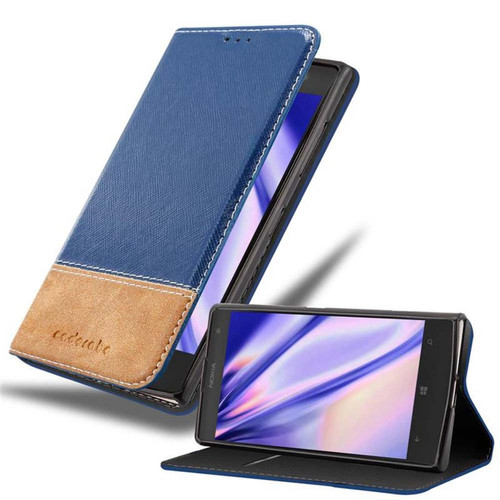 Cadorabo - Coque Nokia Lumia 1020 Etui en Bleu Cadorabo  - Coques Smartphones Coque, étui smartphone