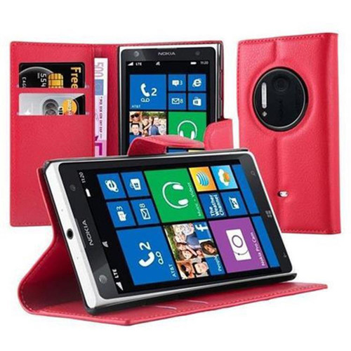 Cadorabo - Coque Nokia Lumia 1020 Etui en Rouge Cadorabo  - Telephone nokia