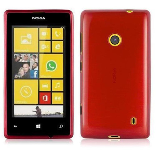 Cadorabo - Coque Nokia Lumia 525 Etui en Rouge Cadorabo  - Etui nokia lumia