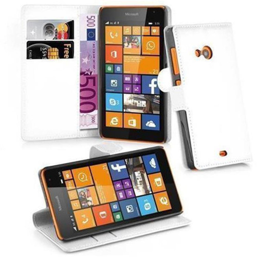Cadorabo - Coque Nokia Lumia 535 Etui en Blanc Cadorabo - Coque iphone 5, 5S Accessoires et consommables