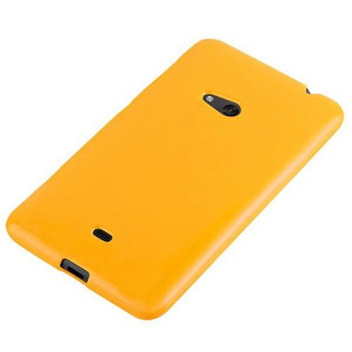 Cadorabo Coque Nokia Lumia 625 Etui en Jaune