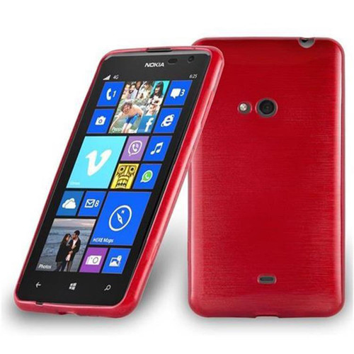 Coque, étui smartphone Cadorabo Coque Nokia Lumia 625 Etui en Rouge