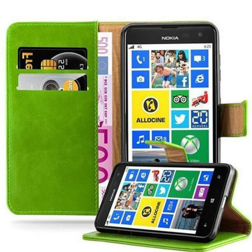 Cadorabo - Coque Nokia Lumia 625 Etui en Vert Cadorabo  - Etui nokia lumia