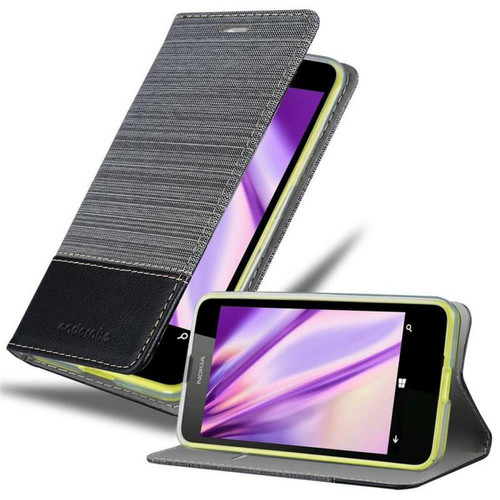 Cadorabo - Coque Nokia Lumia 630 / 635 Etui en Gris Cadorabo  - Lumia 635 noir