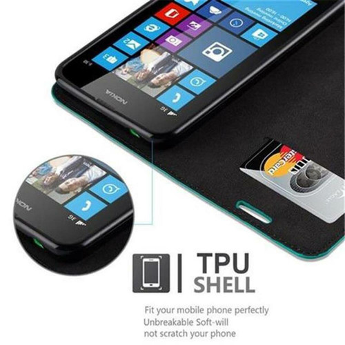 Coque, étui smartphone Coque Nokia Lumia 630 / 635 Etui en Turquoise