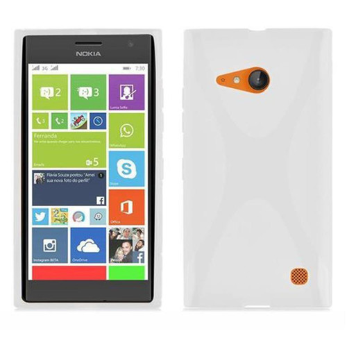 Cadorabo - Coque Nokia Lumia 730 Etui en Transparent Cadorabo  - Coques Smartphones Coque, étui smartphone