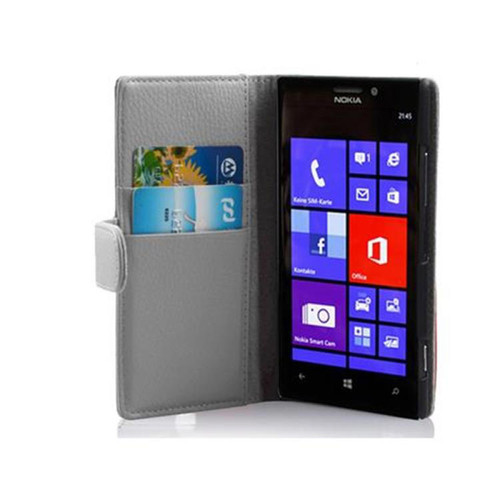 Coque, étui smartphone Cadorabo Coque Nokia Lumia 925 Etui en Blanc