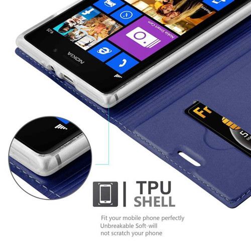 Cadorabo Coque Nokia Lumia 925 Etui en Bleu