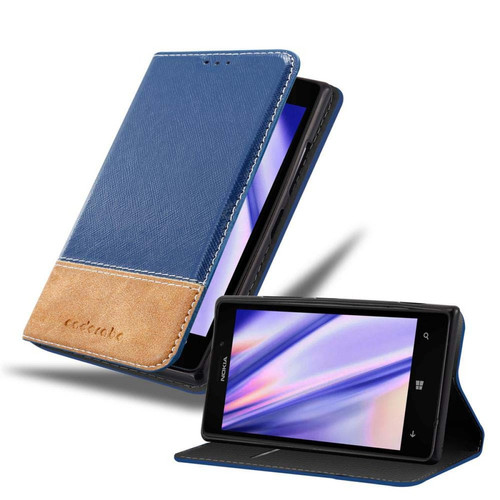 Cadorabo - Coque Nokia Lumia 925 Etui en Bleu Cadorabo - Coque iphone 5, 5S Accessoires et consommables