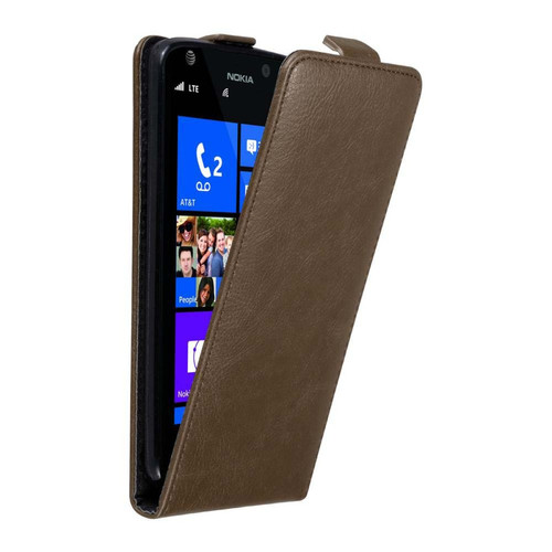 Cadorabo - Coque Nokia Lumia 925 Etui en Marron Cadorabo  - Etui nokia lumia
