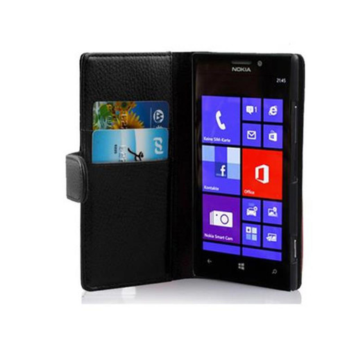 Cadorabo - Coque Nokia Lumia 925 Etui en Noir Cadorabo  - Etui nokia lumia