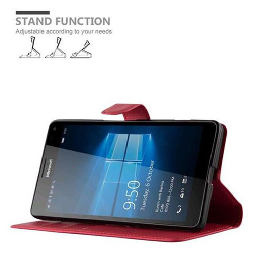 Coque, étui smartphone Coque Nokia Lumia 950 XL Etui en Rouge