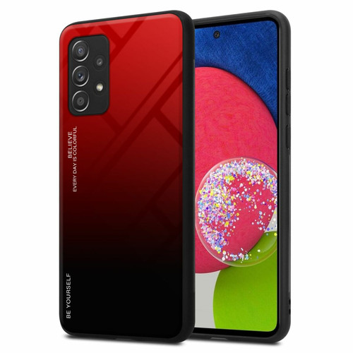 Cadorabo - Coque Samsung Galaxy A52 (4G / 5G) / A52s Etui en Rouge Cadorabo  - Coque, étui smartphone
