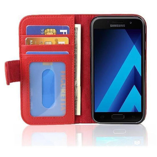 Cadorabo - Coque Samsung Galaxy A3 2017 Etui en Rouge Cadorabo - Coque iphone 5, 5S Accessoires et consommables