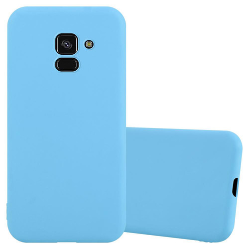 Coque, étui smartphone Cadorabo Coque Samsung Galaxy A8 PLUS 2018 Etui en Bleu