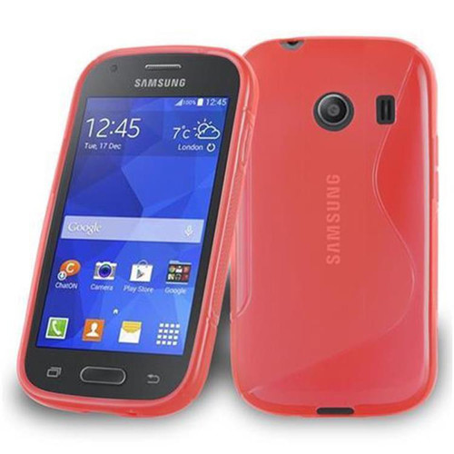 Cadorabo - Coque Samsung Galaxy ACE STYLE Etui en Rouge Cadorabo - Coque iphone 5, 5S Accessoires et consommables