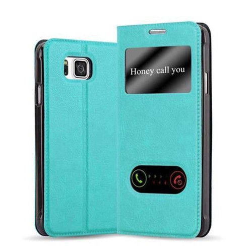 Cadorabo - Coque Samsung Galaxy ALPHA Etui en Turquoise Cadorabo - Coque iphone 5, 5S Accessoires et consommables